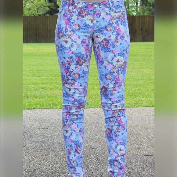 Floral Print Pants in Lavender sz 7 NWT - Picture 9 of 9